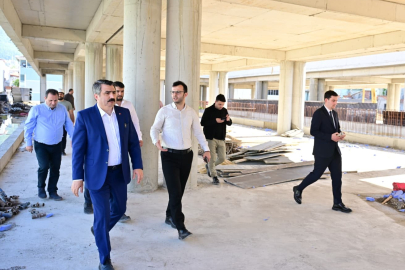 Yavuzselim Kapalı Pazar Alanı'nda yol yarılandı