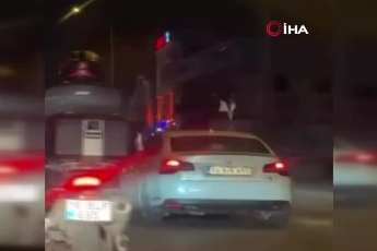 Bursa trafiğinde pes dedirten görüntü