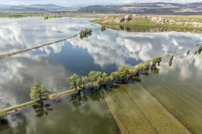 Sivas'ta 1500 dönüm tarım arazisi su altında kaldı