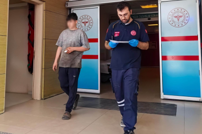 16 yaşındaki gencin parmağı koptu