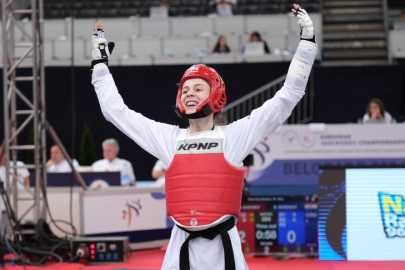 2026 Avrupa Tekvando Şampiyonası'nda milli sporcu Merve Dinçel Kavurat altın madalya kazandı