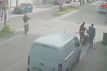Kararsız bisikletli kazayı getirdi
