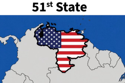 Trump, Venezuela'yı ABD'nin "51. eyaleti" olarak gösteren bir görsel paylaştı