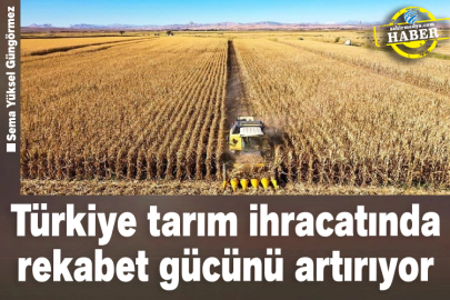 Türkiye tarım ihracatında rekabet gücünü artırıyor