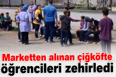 Marketten alınan çiğköfte öğrencileri zehirledi