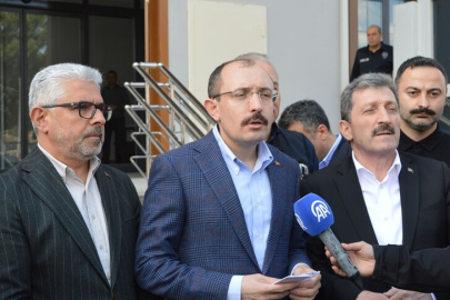 TBMM Plan ve Bütçe Komisyonu Başkanı Muş, sel yaşanan Havza'da incelemede bulundu