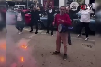 Bursa’da düğün magandası kamerada