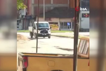 Bursa’da tehlikeli anlar! Arızayı bulmak için canını hiçe saydı