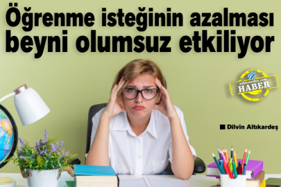 Öğrenme isteğinin azalması beyni olumsuz etkiliyor