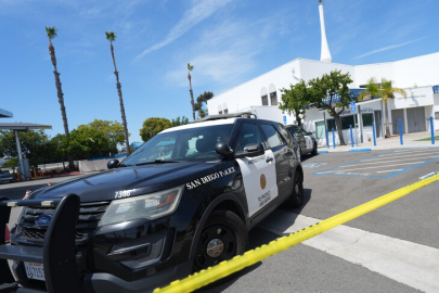 San Diego kentindeki İslam Merkezi'ne saldırıya ait olduğu öne sürülen görüntüler paylaşıldı
