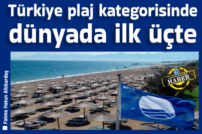 Türkiye plaj kategorisinde dünyada ilk üçte