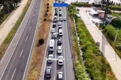 Bayram trafiğinin yoğun güzergahı İstanbul-Tekirdağ kara yolunda önlemler artırıldı