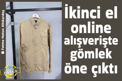 İkinci el online alışverişte gömlek öne çıktı