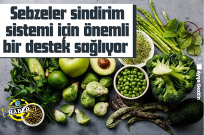 Sebzeler sindirim sistemi için önemli bir destek sağlıyor 
