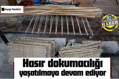 Hasır dokumacılığı yaşatılmaya devam ediyor  
