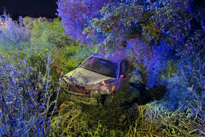 Direksiyon hakimiyetini kaybetti, tarlaya uçtu: 4 yaralı