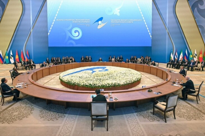Kazakistan’da Avrasya Ekonomik Birliği üye ve gözlemci ülke liderleri toplandı