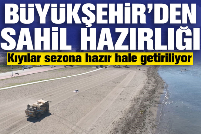 Bursa'da plajlar yaza hazır
