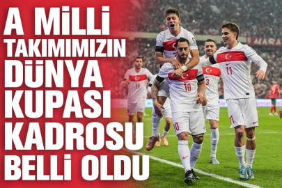 A Milli Takımımızın Dünya Kupası kadrosu belli oldu