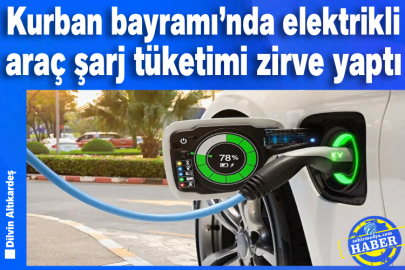 Kurban bayramı’nda elektrikli araç şarj tüketimi zirve yaptı