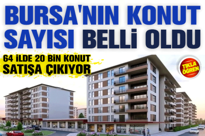TOKİ'den dev konut hamlesi: İşte Bursa'da satışa çıkacak konut sayısı