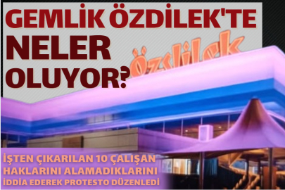 GEMLİK ÖZDİLEK'TE NELER OLUYOR?