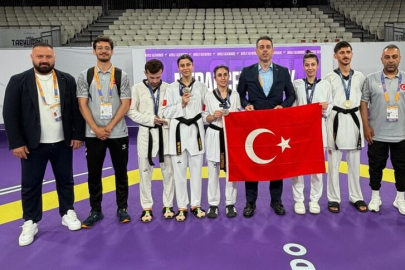 Milli tekvandocular, Almanya'daki turnuvanın ikinci gününde 17 madalya kazandı