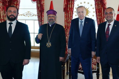 Cumhurbaşkanı Erdoğan, Türkiye Ermenileri Patriği Maşalyan ve AK Parti Milletvekili Sıvacıoğlu'nu kabul etti