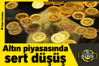 Altın piyasasında sert düşüş