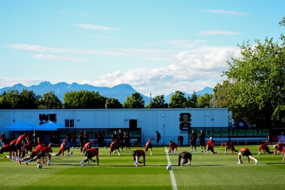 A Milli Futbol Takımı, Kanada'daki ilk idmanını yaptı