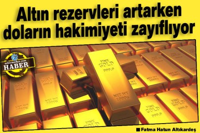 Altın rezervleri artarken doların hakimiyeti zayıflıyor