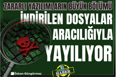 Zararlı yazılımların büyük bölümü indirilen dosyalar aracılığıyla yayılıyor