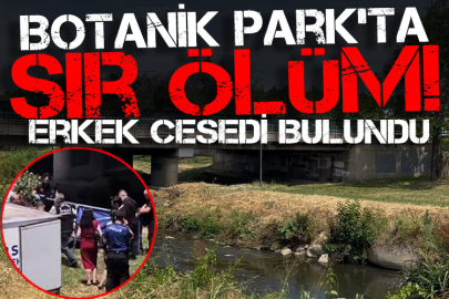 Botanik Park’ta sır ölüm: Dere içinde erkek cesedi bulundu
