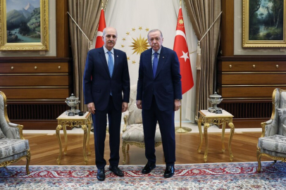 Cumhurbaşkanı Erdoğan, TBMM Başkanı Kurtulmuş'u kabul etti
