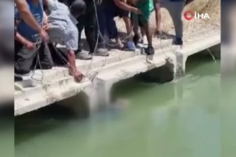 Sulama kanalında erkek cesedi bulundu