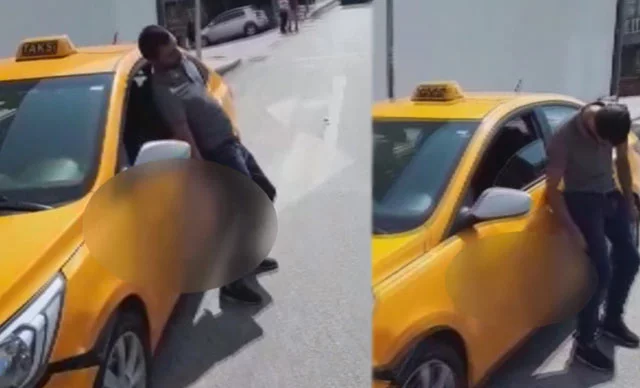 Beyoğlu'nda korkutan görüntü! Taksi şoförü uyuşturucu komasına girdi