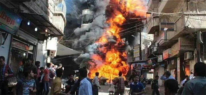 Esed, sivilleri 'varil bombasıyla' katlediyor