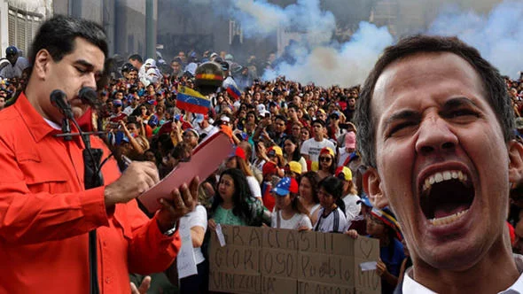 Halk Maduro'ya sahip çıktı, sokağa döküldü!
