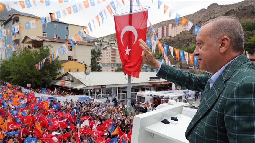 Cumhurbaşkanı Erdoğan Yusufleli'de