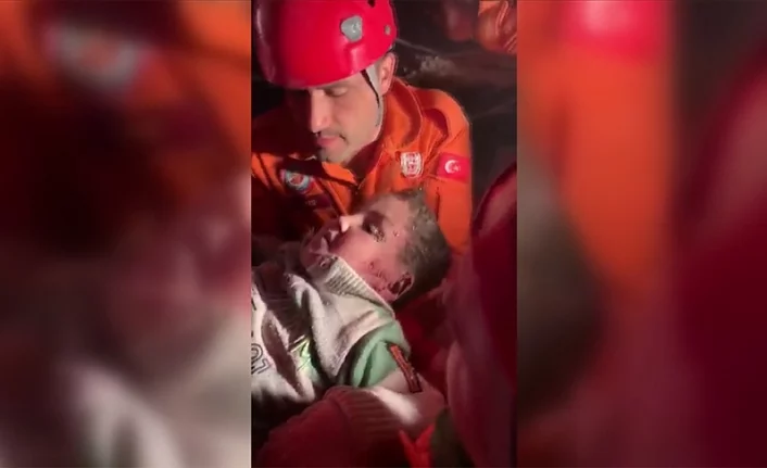 6 yaşındaki Süleyman 88 saat sonra kurtarıldı