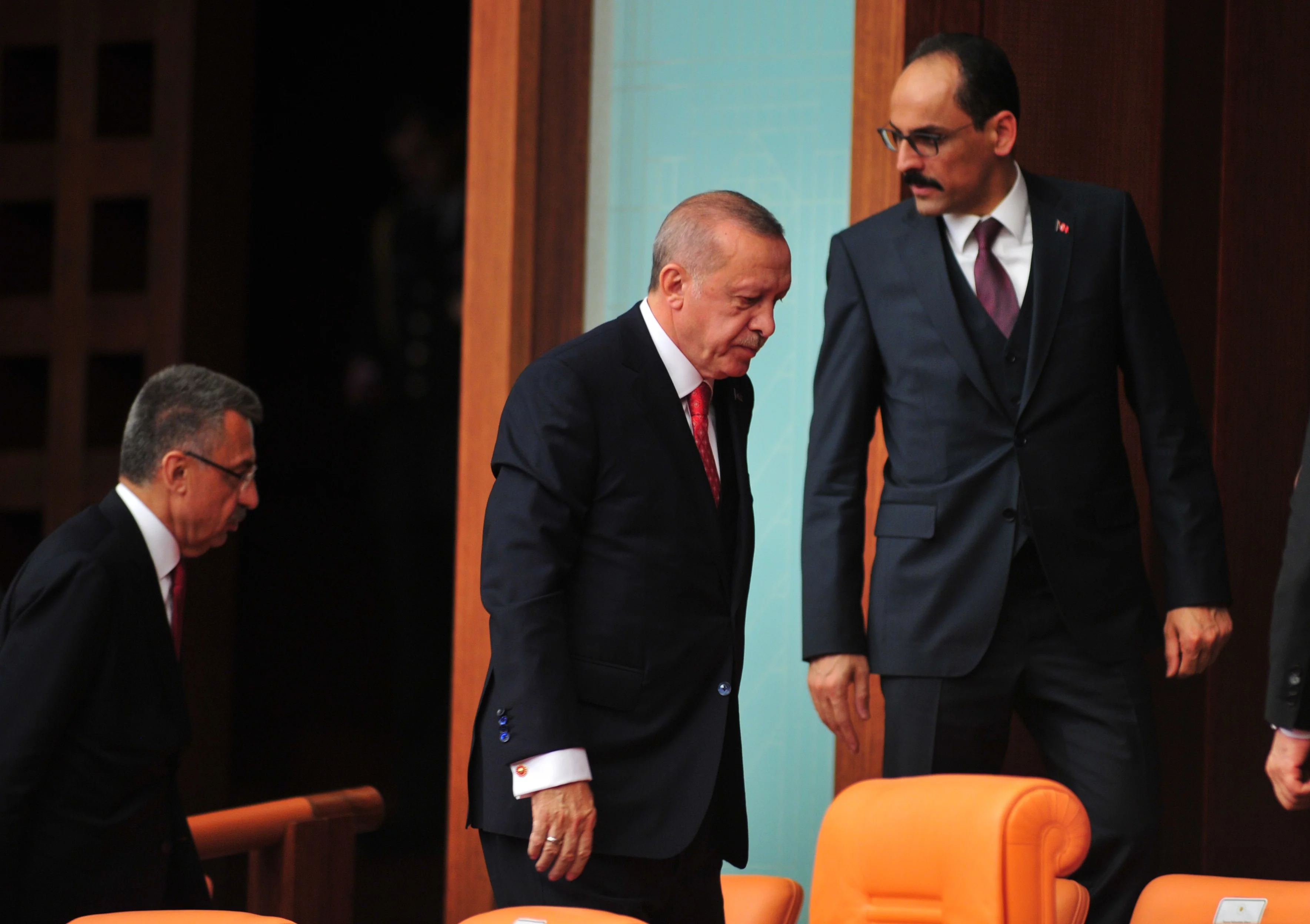 HDP'li Buldan kürsüye çıkınca Cumhurbaşkanı Erdoğan meclisten ayrıldı
