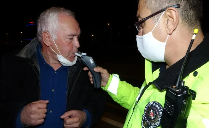 70 yaşındaki alkollü adam gözaltına alındı