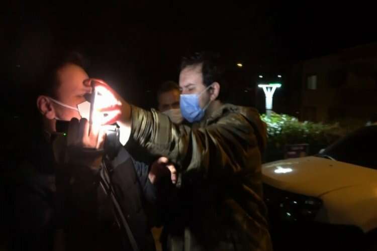 Bursa'da kısıtlamada alkollü yakalandı tavırları ‘Pes’ dedirtti