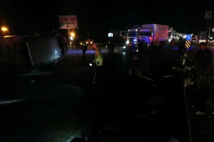 Bursa'da  trafik kazası: 2 yaralı