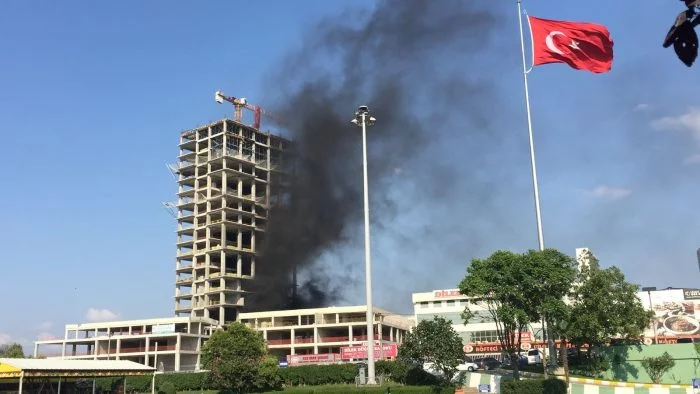 Bursa'da korkutan yangın! Alev alev yandı