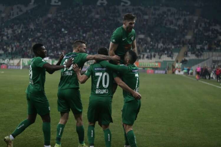 Spor Toto 1. Lig: Bursaspor: 1 - Manisa FK: 1