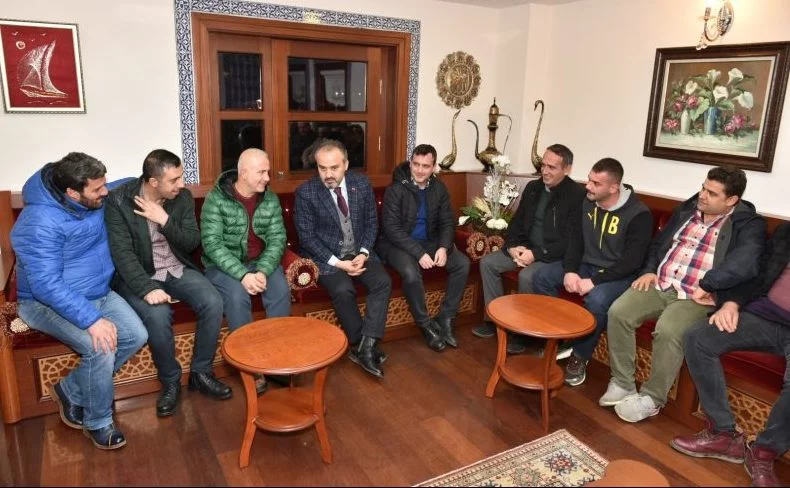 Başkan Aktaş, Bursaspor taraftarlarıyla buluştu