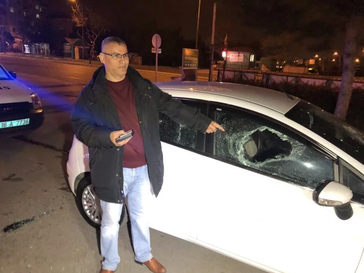 BURSA- Arkadaşının oğlu arabasını önce çaldı sonra camlarını indirdi