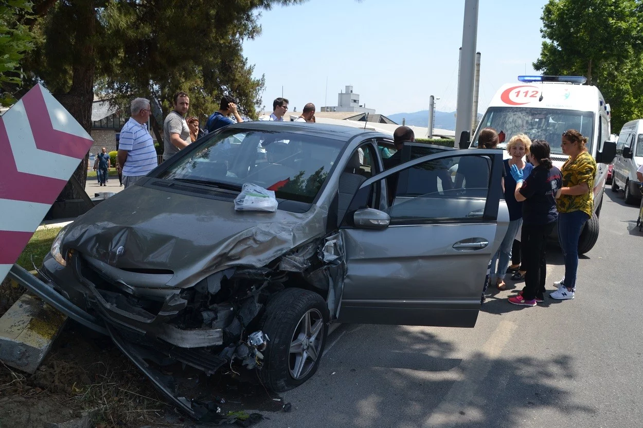 Mudanya'da korkunç kaza