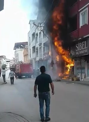 Osmangazi'de yangın!